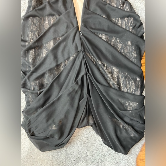 Max and Cleo Strapless Lace Mesh Mini Dress - Picture 8 of 13